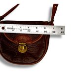 American Eagle Crossbody Very Small Purse Faux Leather Red/Brown Trim Y2K Vibes Photo 4