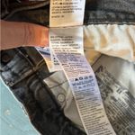 Levi's Black Jean Shorts High-Waisted Distressed | 31W Photo 5