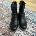 BOC by Born Monika Platform Moto Boots Size 7 Black Photo 2