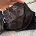 Chantelle  black lace mesh dark sexy romantic goth bra 40DD Photo 9