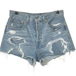 Levi's Levi’s 501 Distressed Denim Shorts Ladies Cut Offs Photo 8
