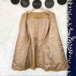 LA JOIE DE VIVRE ET LUCAS Japanese Tan Brown Brass Buttons Collarless Dress Coat Size undefined Photo 4