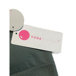 Yogalicious Sports Bra Womens Small Green Activewear Ribbed Perforated Yoga Gym Photo 3