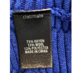 St. John Collection Architectural Ottoman Knit Jacket in Vivid Blue (6) Photo 8