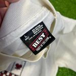 Vtg 90s Count your blessings Heart Bow Granny Cottagecore Single Stitch‎ Shirt White Size L Photo 7