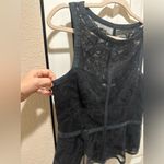 Karen Millen  Black Lace Sleeveless Top Size 10. gorgeous! Photo 7