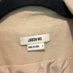 Jason Wu NWOT Linen Double Breasted Jacket Blazer Cropped - Large Khaki Tan Photo 1