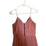 ASOS Dusty Rose Sleeveless Layered Tulle V-Neck Formal Maxi Dress Women Sz 2 Photo 8