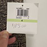 Donna Morgan  Party Cocktail Holiday Dress Black/Gold Sheath Metallic Formal Glam Photo 7