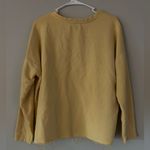 Pull & Bear  Yellow Siempre Bonita Yellow Lightweight Crewneck Size Medium Photo 4