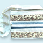 Animal Print Mini Crossbody Travel Pouch – Handmade & Versatile! NEW with tags Tan Photo 0