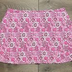 IBKUL 15” Terra Print Swing Golf Skirt Skort Pink Size Large Photo 0