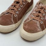 Superga  Velvet Sneaker Blush Deep Rose Low Trainer size 36 Photo 3