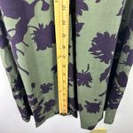 Boden Dress 4R Green Purple Floral Twist Front Fit Flare Romantic Dark Feminine Size 4 Photo 3
