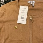 Buttons NWT Tyler Boe Zipper Cardigan Sweater with Gold  Photo 3