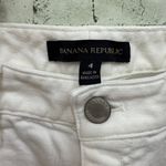 Banana Republic White Denim Skirt sz 4 euc Photo 2