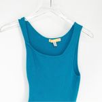 Urban Outfitters  Cut Out Side Ribbed Knit Tank Top M‎ Blue Photo 2
