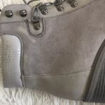 JustFab Felixa Women’s Lace up Bootie in gray size 9.5 Photo 7