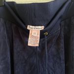 American Vintage JUICY COUTURE Vintage Y2K Navy Blue Velvet Jogger Pants Womens XS Photo 2