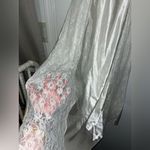 Flora Nikrooz Vintage Flora Nikrooz Ivory Satin & Lace Slip Dress – Size Medium Photo 4