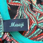 Maaji ‎ Revolve Fancy Gallop Bustier Mixed Print Maxi Dress Size Large Photo 7