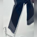 Lululemon  Mixed Lot Of 2 Cropped Leggings Black Sz 4 Blue And Purple‎ Photo 2