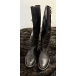 Salvatore Ferragamo  Leather Fersea Gancini 7 B Riding Boots Photo 1