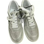 True Religion Esparanza silver bling studded lace up low top sneakers. Sz 8. NWT Photo 3