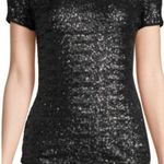 Bailey 44 Top Celebration Black Sequined Crewneck Short Sleeve Top XS NEW Photo 0
