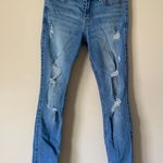 Hollister Medium Wash Low Rise Super Skinny Crop Denim Jeans Bottoms Daytime Photo 0
