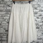 1. State EUC  White Eyelet A-Line Skirt Size Small with Tags Photo 7