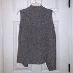 Lilla P Gray Open Draped Ribbed Sweater Vest Size undefined Photo 4