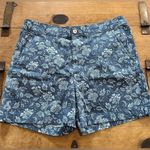 Jachs Girlfriend Woman’s Jach’s Girlfriend Blue Floral Print  Shorts X-Large Photo 1