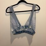 Urban Outfitters  Light Blue Denim Crop Top Photo 1