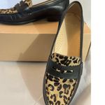 Cole Haan Women’s Alexa Penny Moc II Black Cheetah Print Calf Hair Size 7 Photo 0