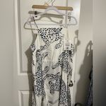nwt DESMOND & DEMPSEY jaguar square INDIA printed nightie cotton dress L White Size L Photo 7