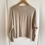 Joah Brown  Rib Knit Dolman Long Sleeve Shirt One Size Relaxed Fit Casual Photo 3