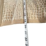 Melody Garden Sweater Jacket M Tan Animal Print Faux Fur Zip Retro Mob Wife Vtg Size M Photo 10