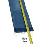 Boden Colorblock Raw Hem Straight Crop Jeans Artsy Picnic Summer Comfort 6L Blue Size undefined Photo 8