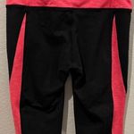 Athleta Pink Black Capri Cropped Leggings Photo 0