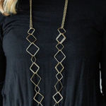 Paparazzi Backed Into A Corner Brass Necklace (347) Photo 0