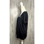 Under Armour  Women's V-Neck Short Sleeve T-Shirt Black Size Large Casual Photo 4