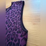 RVN | Dresses | Rvn Burgundy Leopard Print Mini Dress Sz Large Black Photo 9