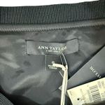 Ann Taylor  Black Beaded Fringe Stretch Ponte Pencil Skirt size 8 NEW Tags Photo 1