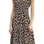 NWT ~ Dog Paw Cheetah Leopard Print Sleeveless Loungewear Dress ~ Plus Size 5X Brown Photo 0