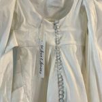 For Love & Lemons Etta Mini Dress White Long Sleeve NWT Size XXS Photo 4