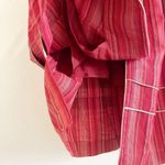 Landhaus‎ Skirt Womens 14 Red Cottagecore Linen Oktoberfest Holiday lagenlook Photo 4