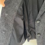 Style & Co Style n Co Sz 16W Gray Stretch Collared Button Front Blazer Jacket Lined Photo 2