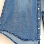 Velvet Heart  Blue Tencel Denim Shirt Small Long Sleeve Photo 9