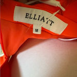 Elliatt  Luster‎ Mini Dress In Neon Tangerine Size Medium NWT Photo 6